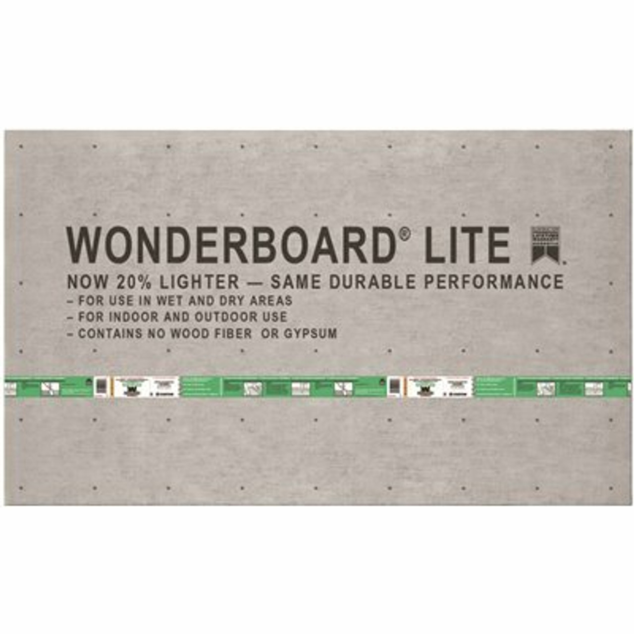 Custom Building Products Wonderboard Lite 5 Ft. X 3 Ft. X 1/4 In. Backer Board