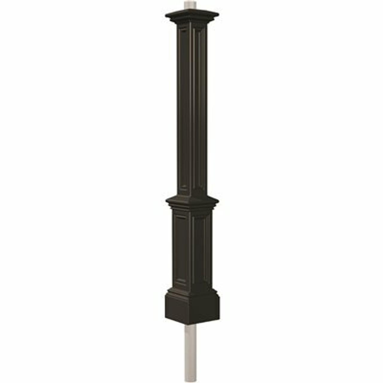 Mayne Signature Black Lamp Post With Mount