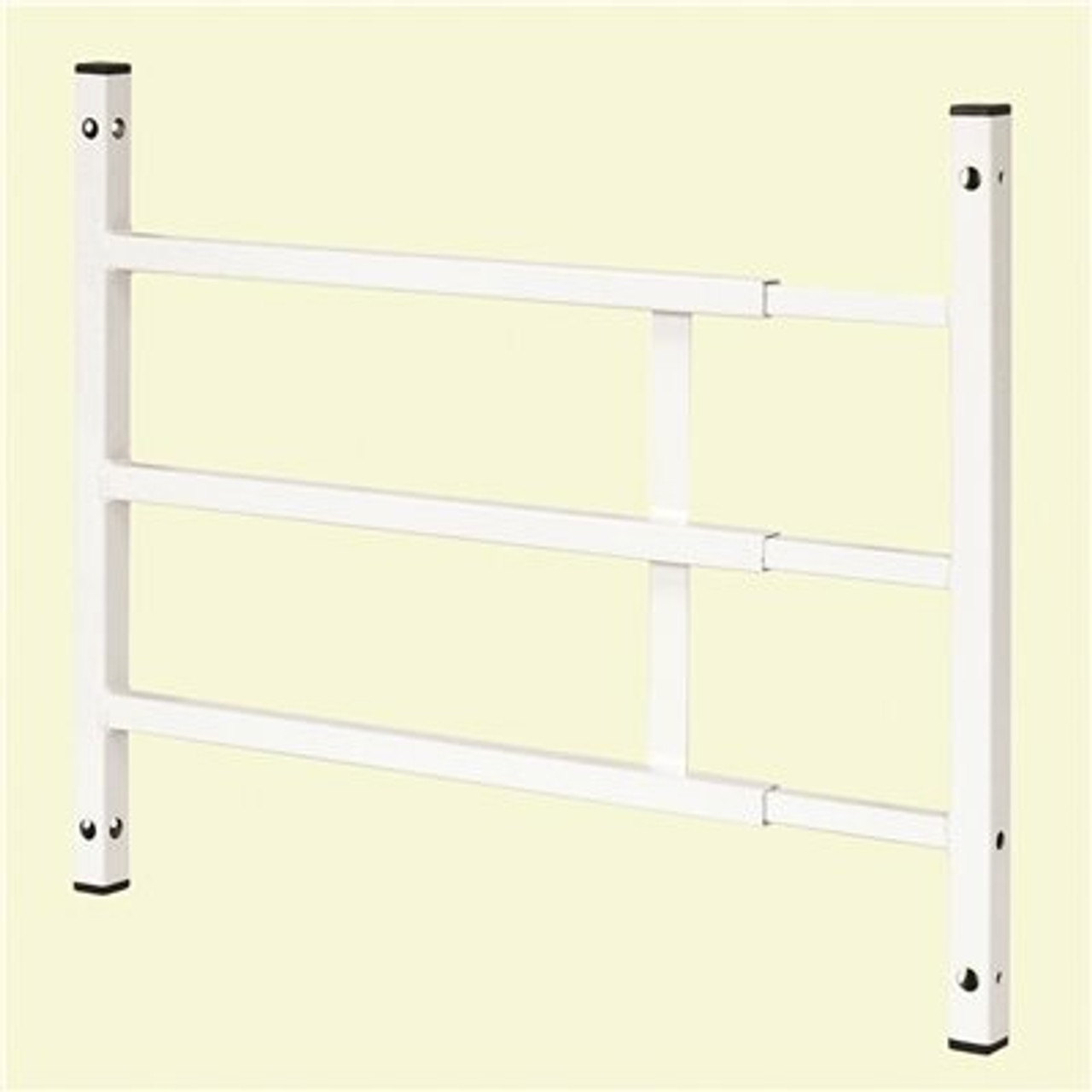 Segal 15-3/4 In. X 23-1/2 In. X 15-1/2 In. 3-Bar Hardened Steel Painted Finish Child Fall Window Guard, White