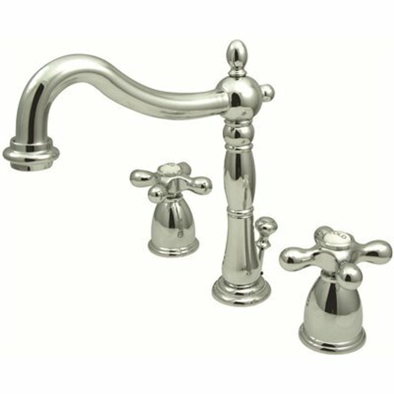 Kingston Brass Victorian 8 In. Widespread 2-Handle Bathroom Faucet In Polished Chrome - 203856612