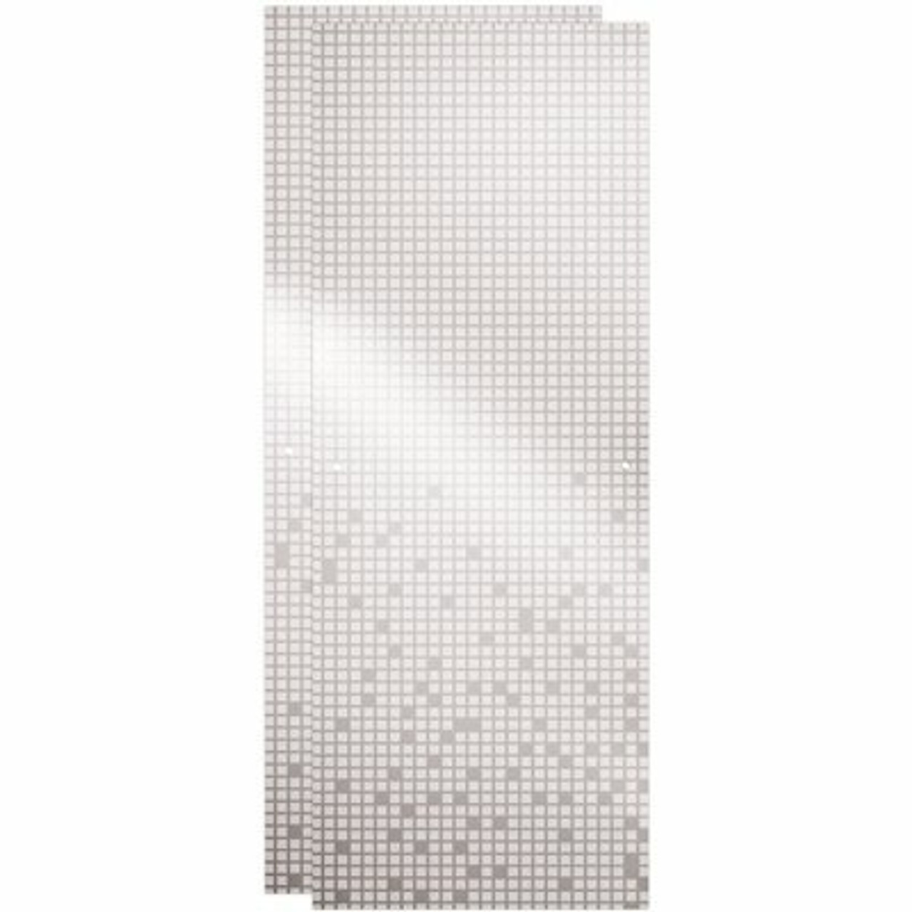 Delta 23-17/32 In. X 67-3/4 In. X 1/4 In. (6 Mm) Frameless Sliding Shower Door Glass Panels In Mozaic (For 44-48 In. Doors)