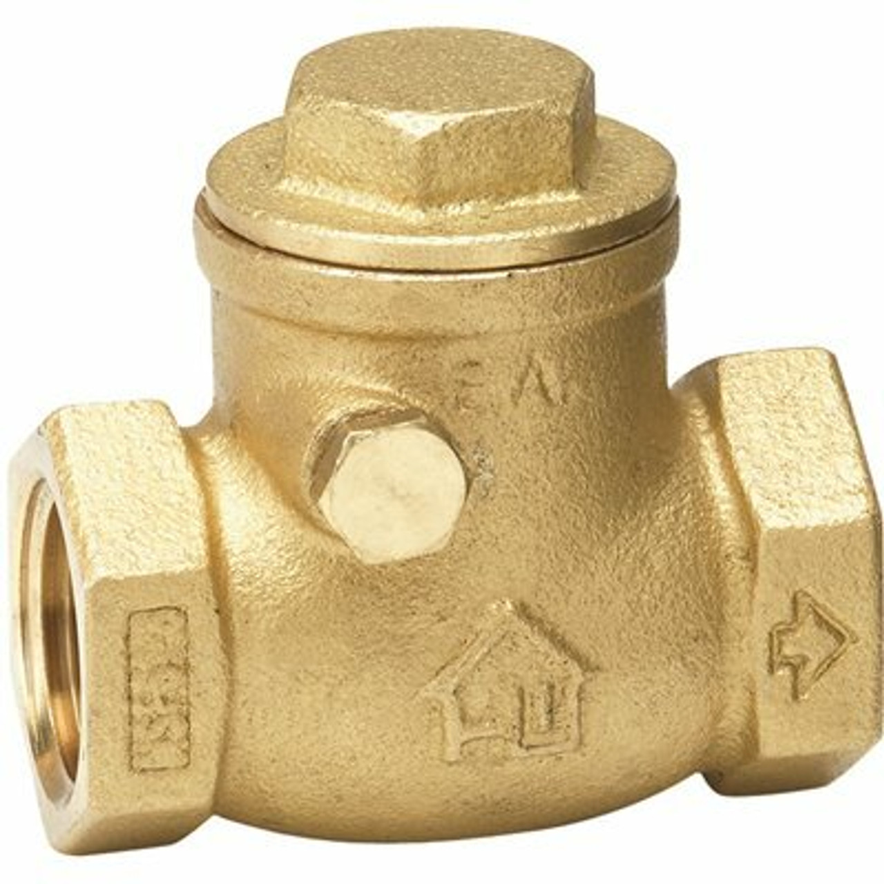 Homewerks Worldwide 1 In. Lead Free Brass Fip X Fip Swing Check Valve