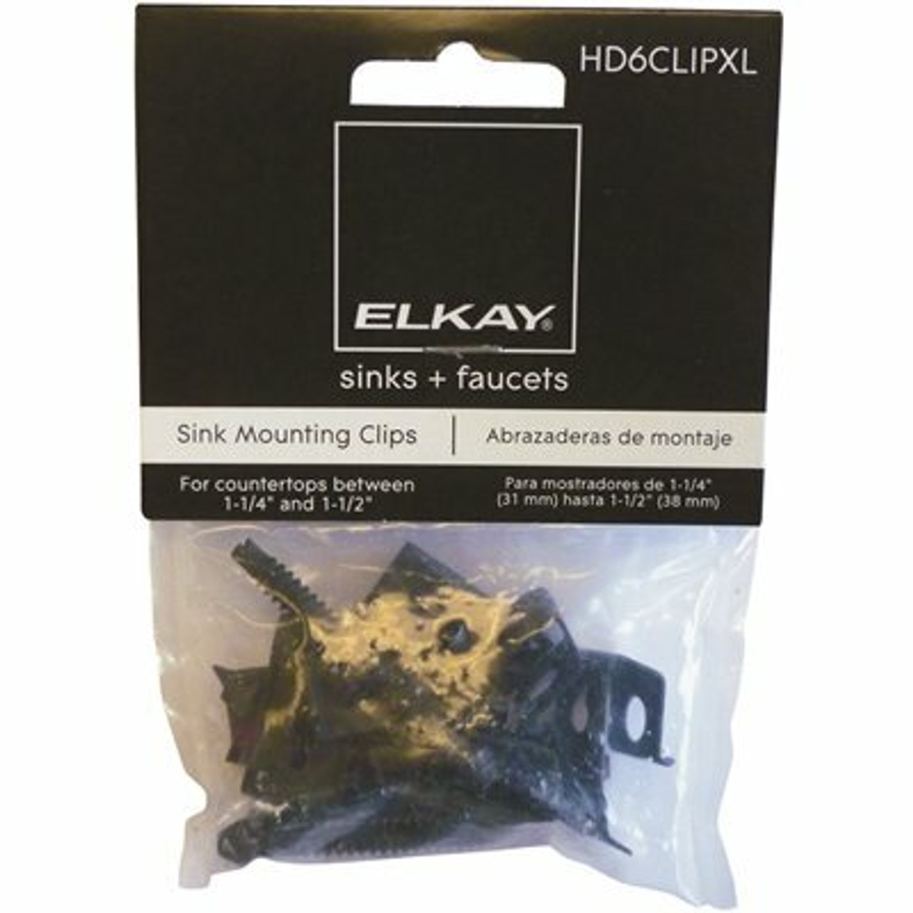 Elkay Heavy-Duty Extra Long Clips And Screws (Bag Of 6)