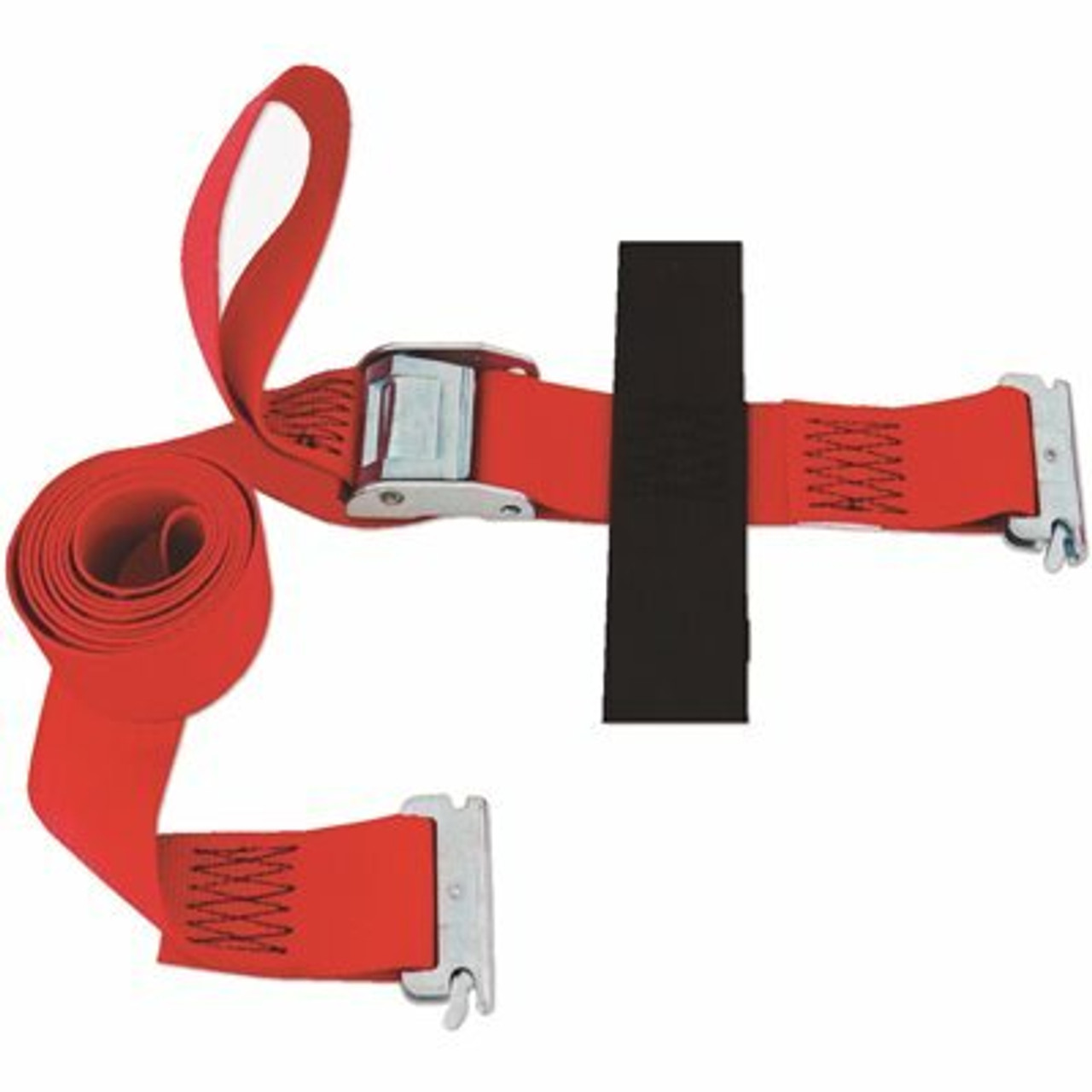 Snap-Loc 8 Ft. X 2 In. X 8 Ft. Logistic Cam E-Strap With Hook And Loop Storage Fastener In Red