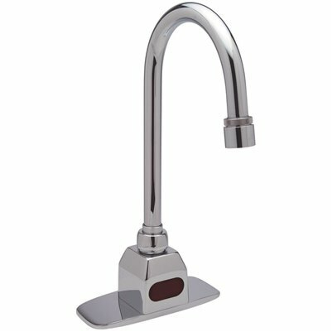 Zurn Battery Powered Single Hole Touchless Bathroom Faucet In Chrome