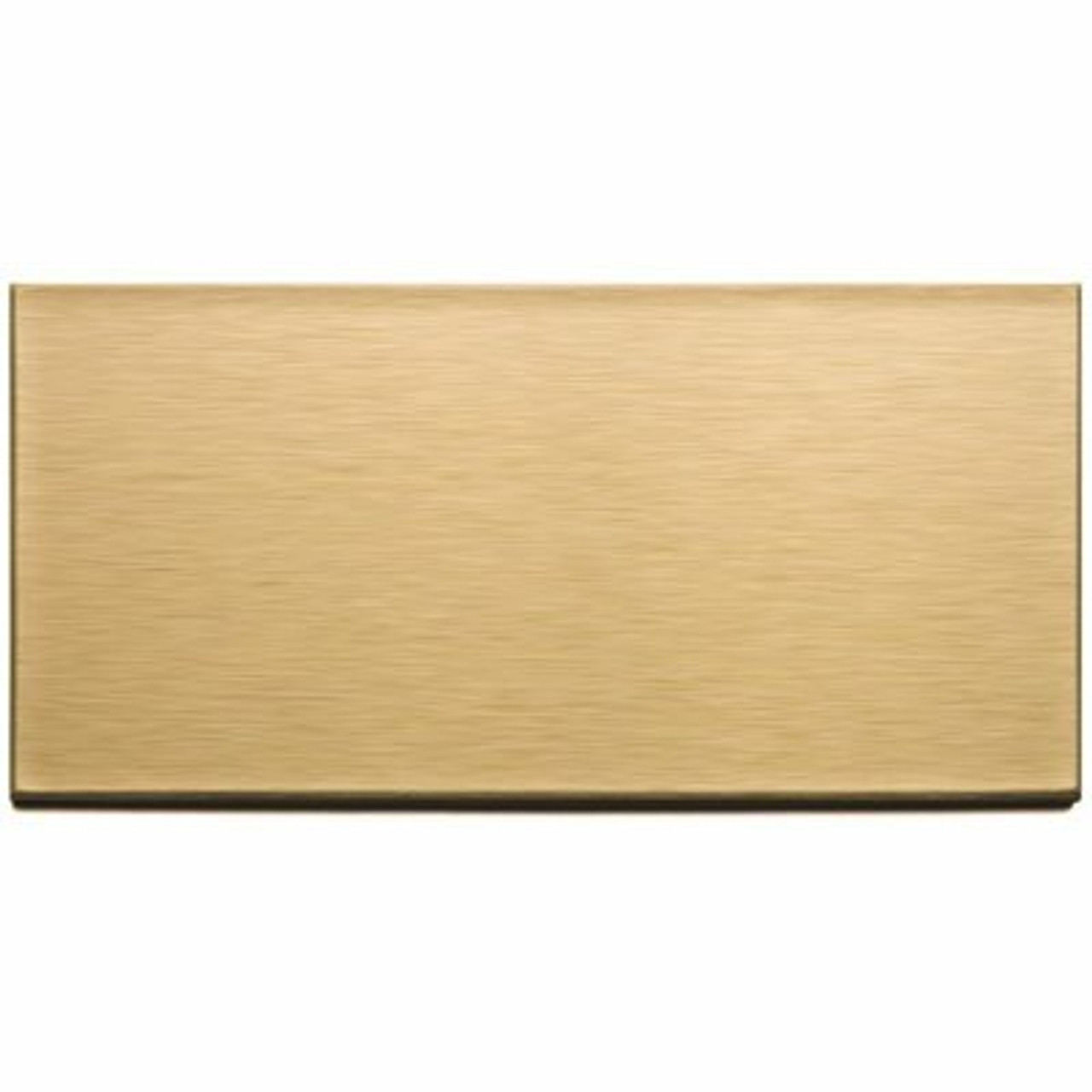 Aspect Long Grain 6 In. X 3 In. Brushed Champagne Metal Decorative Wall Tile (8-Pack)