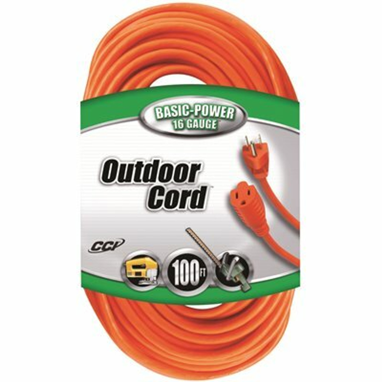 Southwire 100 Ft. 16/3 Light-Duty 10-Amp Sjtw General Purpose Extension Cord