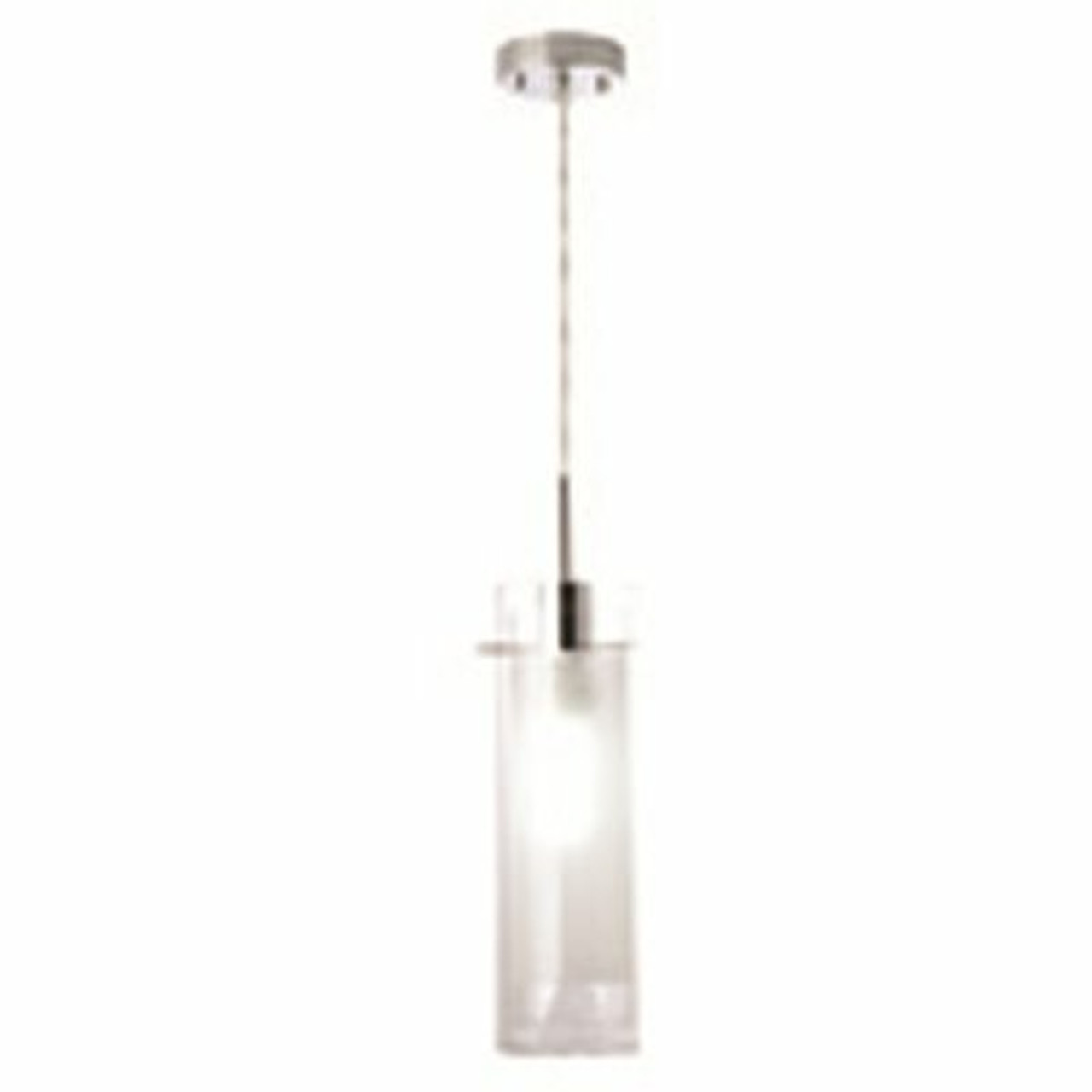 Globe Electric Sydney 1-Light Polished Chrome Clear Glass Hanging Pendant