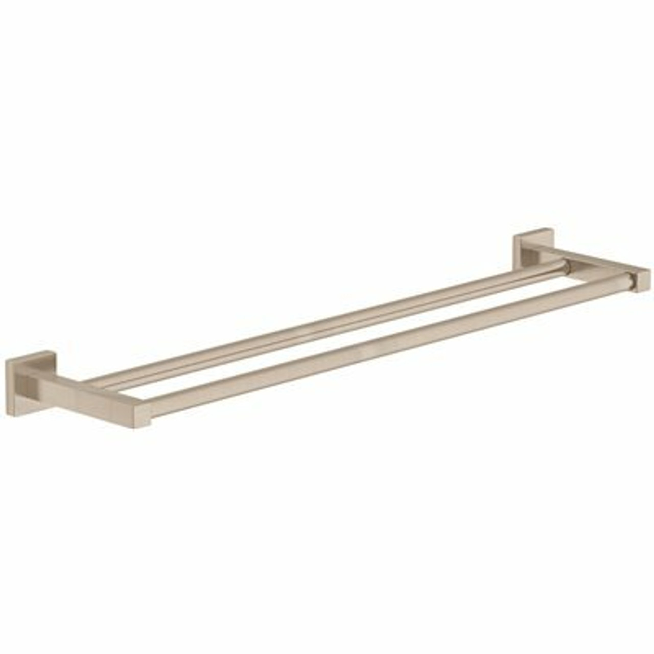 Symmons Duro 24 In. Wall-Mounted Double Towel Bar In Satin Nickel