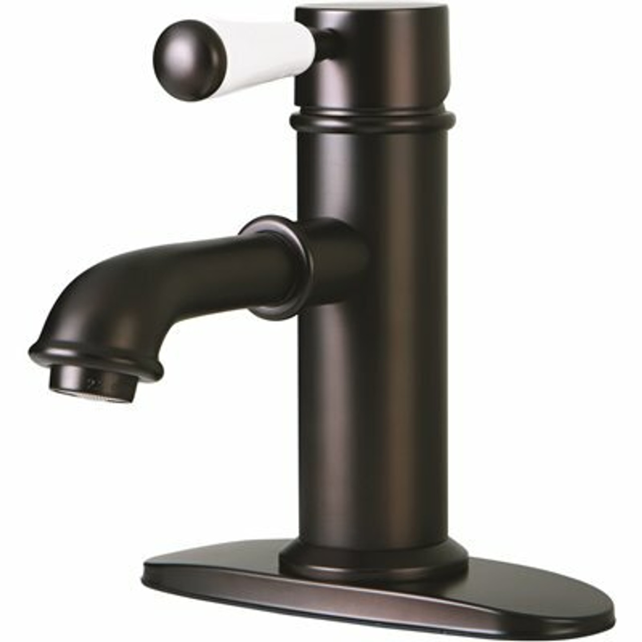 Kingston Brass Paris Single Hole 1-Handle Mid-Arc Bathroom Faucet In Oil Rubbed Bronze