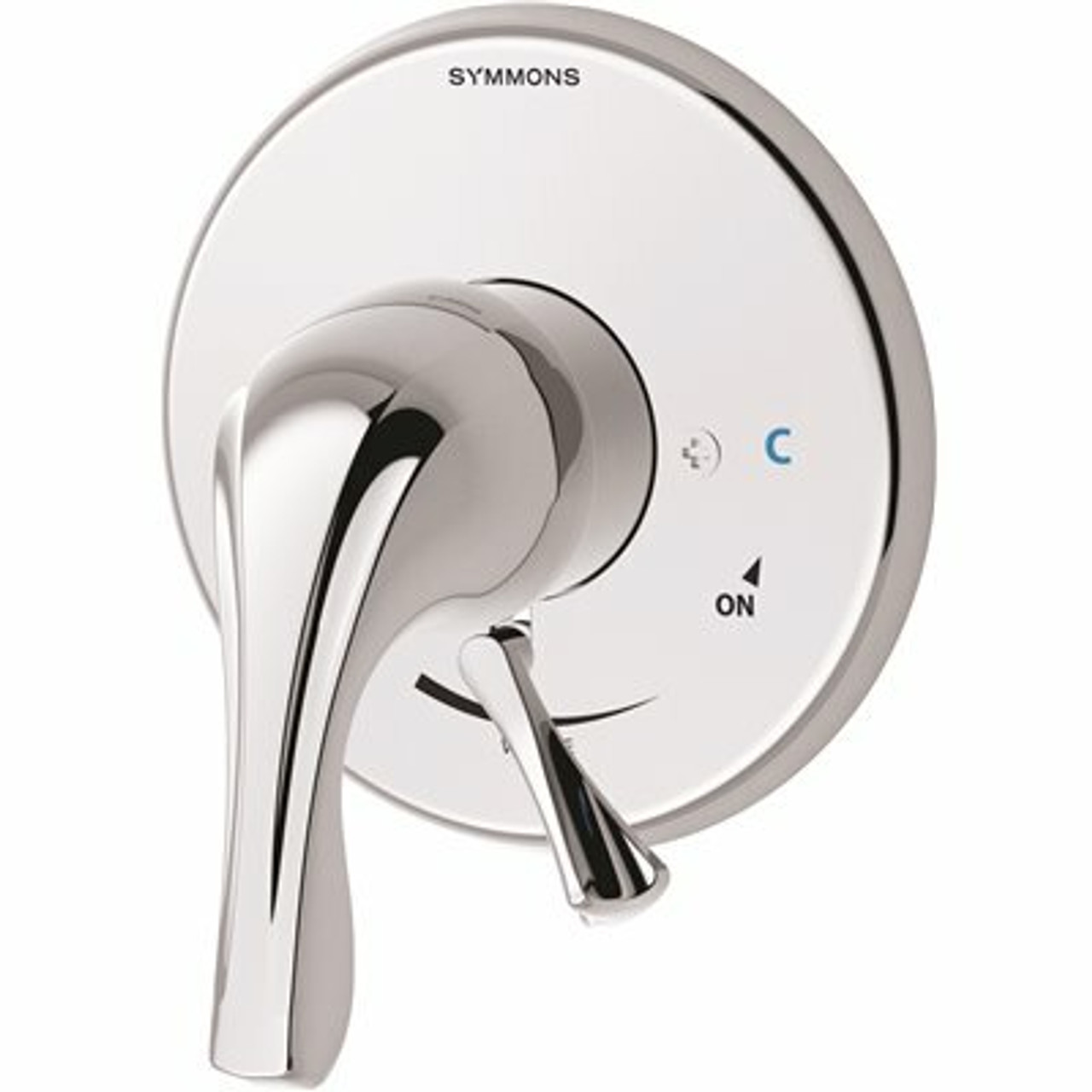 Symmons Origins 1-Handle Wall-Mounted Shower Valve Trim Kit In Polished Chrome (Valve Not Included)