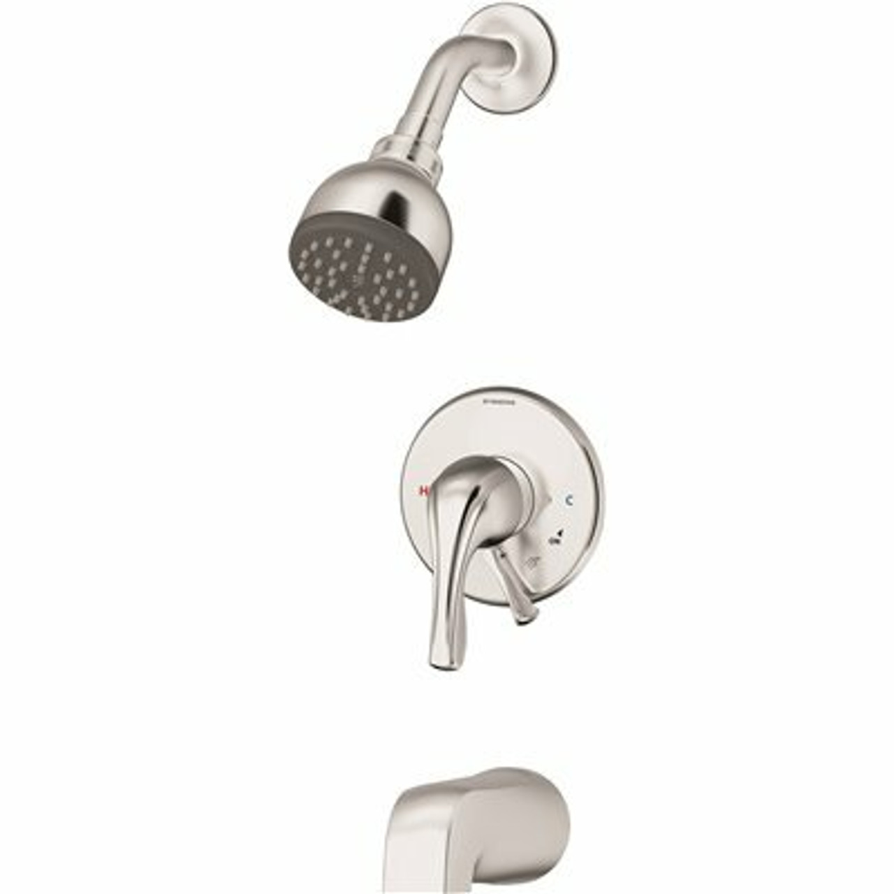 Symmons Origins 1-Handle Wall-Mounted Tub And Shower Faucet Trim Kit In Polished Chrome (Valve Not Included)