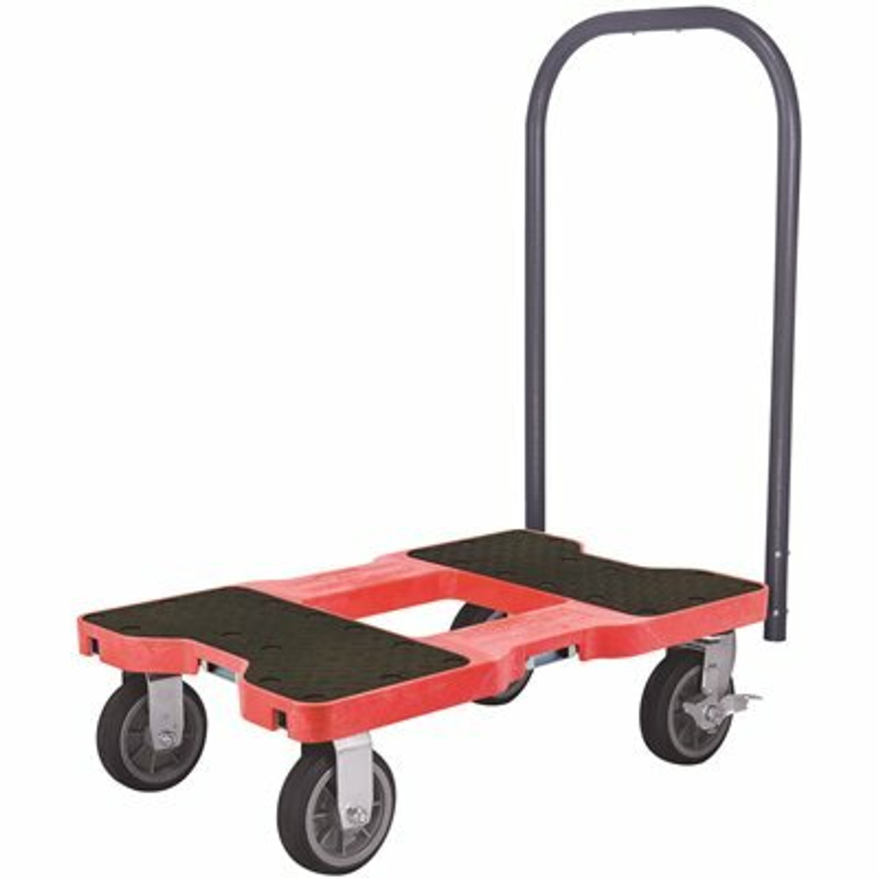 Snap-Loc 1500 Lbs. Capacity All-Terrain Professional E-Track Push Cart Dolly In Red