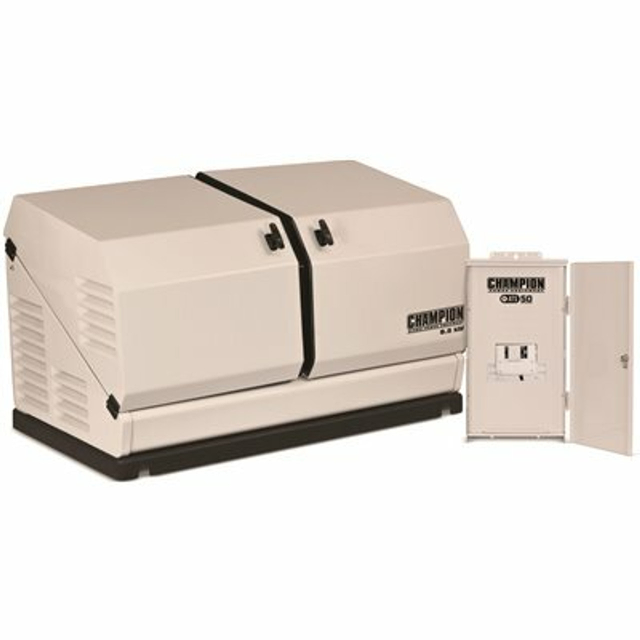 Champion Power Equipment 8500-Watt Air Cooled Standby Generator With 50 Amp Nema 3 And 12 Circuit Transfer Switch