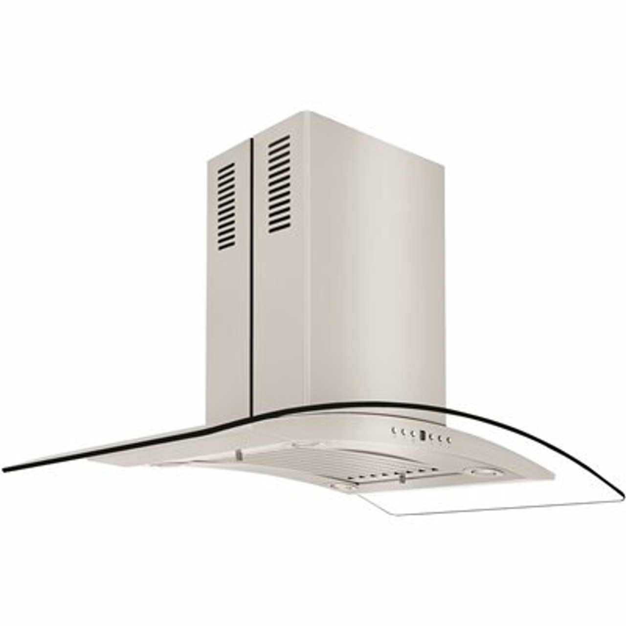 Zline Kitchen And Bath Zline 30 In. Convertible Vent Island Mount Range Hood In Stainless Steel And Glass (Gl14I-30)