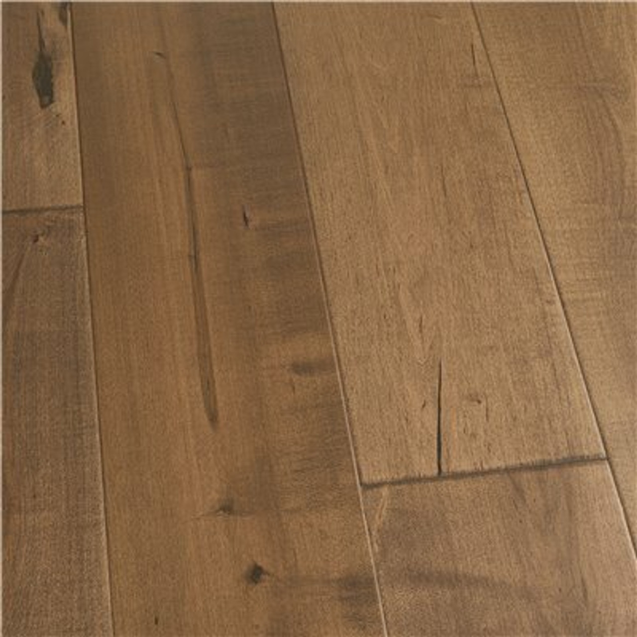 Cardiff Maple 1/2 in. T x 7.5 in. W Tongue & Groove Wire Brushed Engineered Hardwood Flooring (23.3 sq. ft./case)