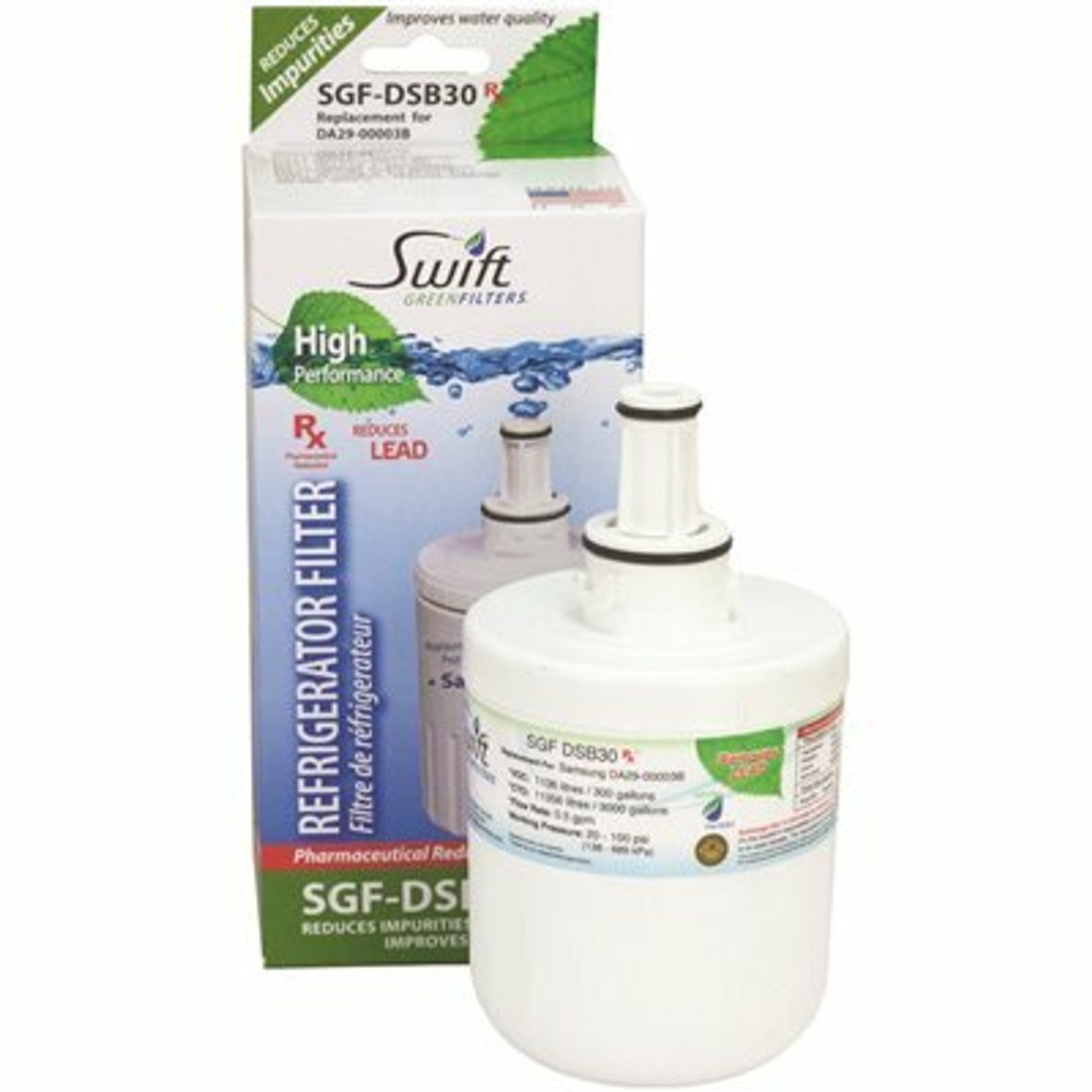 Swift Green Filters Replacement Water Filter For Samsung Da29-00003B