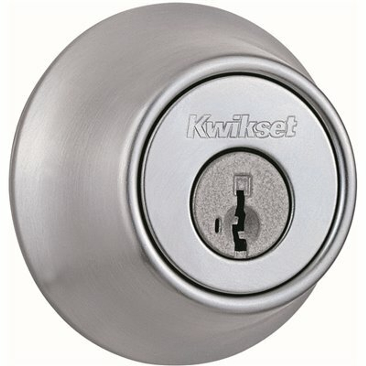 Kwikset 660 Series Metal Satin Chrome Single Cylinder Deadbolt Featuring Smartkey Security (12-Sets Per Case)