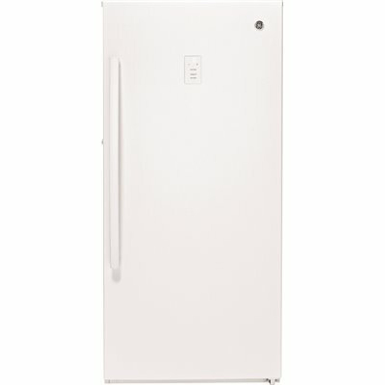 Ge Garage Ready 14.1 Cu. Ft. Frost Free Upright Freezer In White, Energy Star