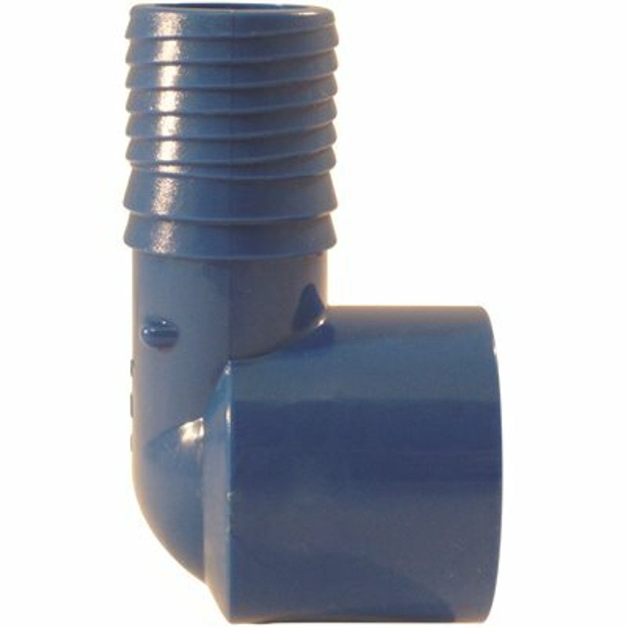 Apollo 1 In. Polypropylene Blue Twister Insert 90-Degree X Fpt Elbow