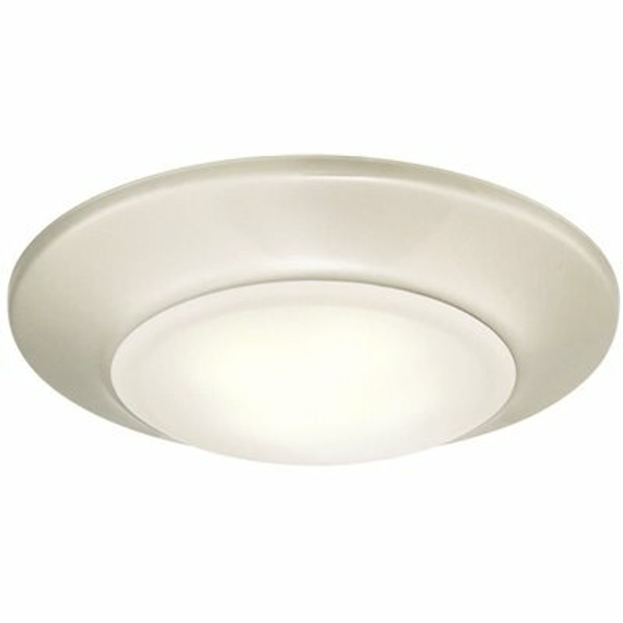 Westinghouse 12-Watt Brushed Nickel Indoor/Outdoor Integrated Led Flush Mount