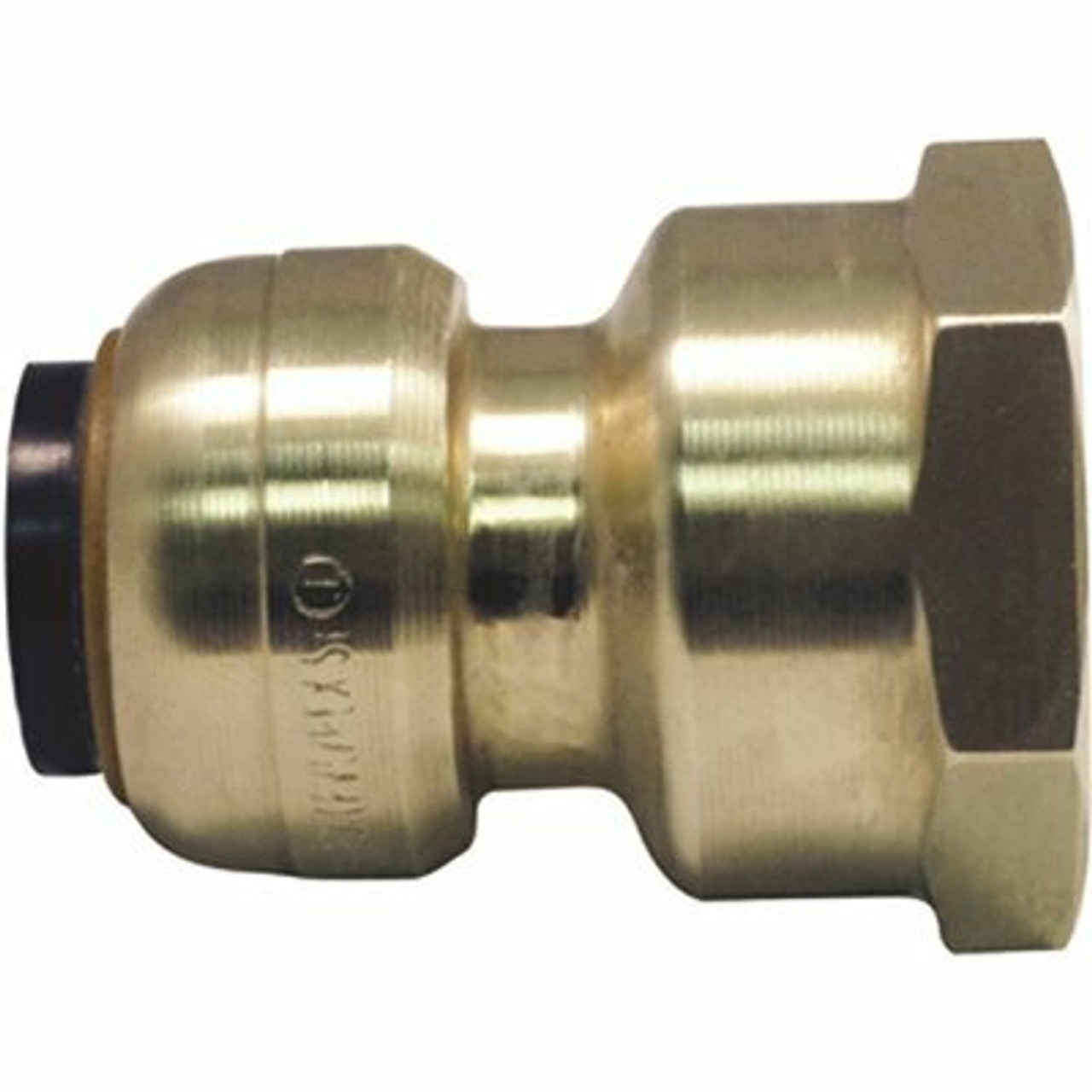 Tectite 1/2 In. Brass Push-To-Connect X 3/4 In. Female Pipe Thread Reducing Adapter