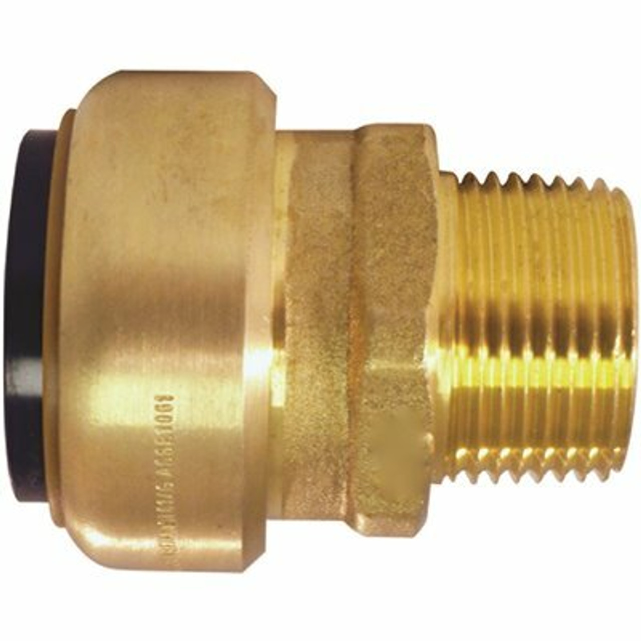 Tectite 1 In. Brass Push-To-Connect X 3/4 In. Male Pipe Thread Reducing Adapter