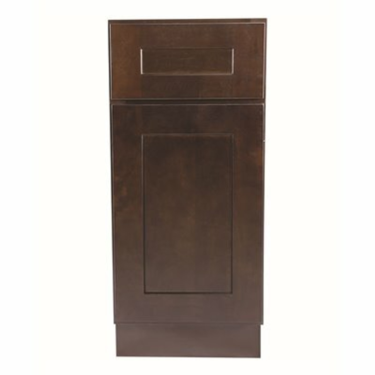Design House Brookings Plywood Ready To Assemble Shaker 9X34.5X24 In. 1-Door 1-Drawer Base Kitchen Cabinet In Espresso