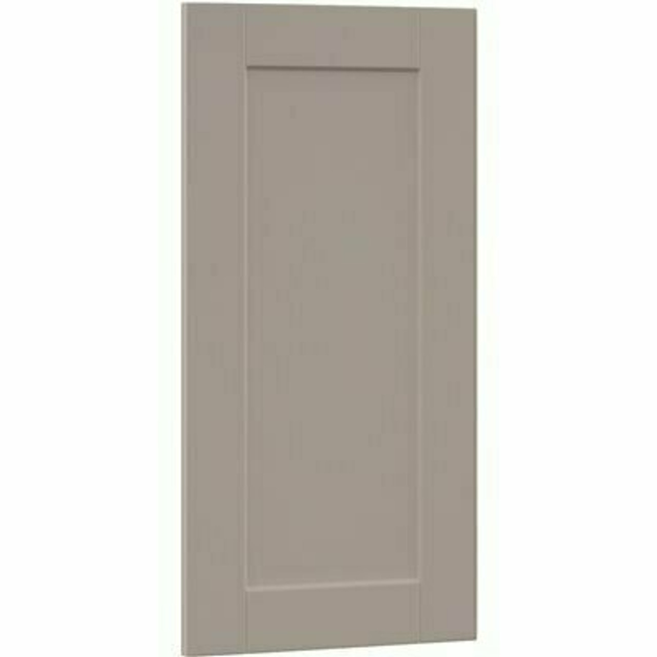 Hampton Bay Dove Gray 0.65 In. X 29.37 In. X 14.50 In. Shaker Island Decorative End Panel