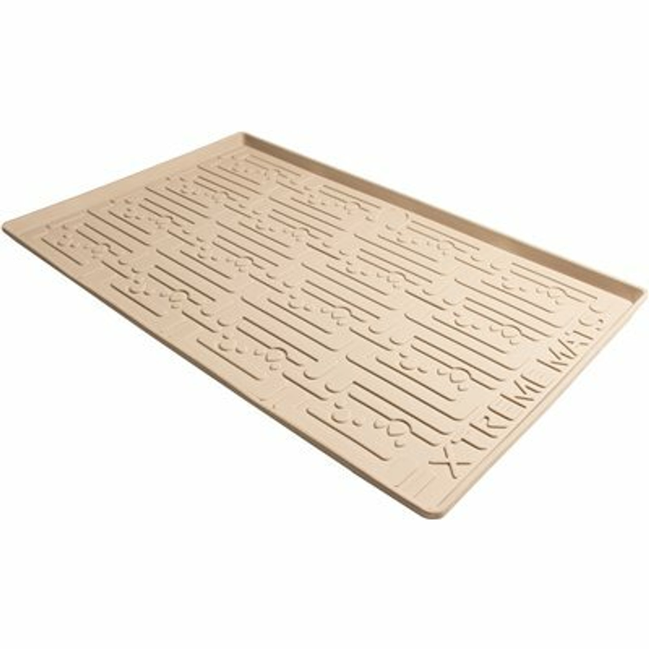 Xtreme Mats 34 In. X 22 In. Beige Kitchen Depth Under Sink Cabinet Mat Drip Tray Shelf Liner