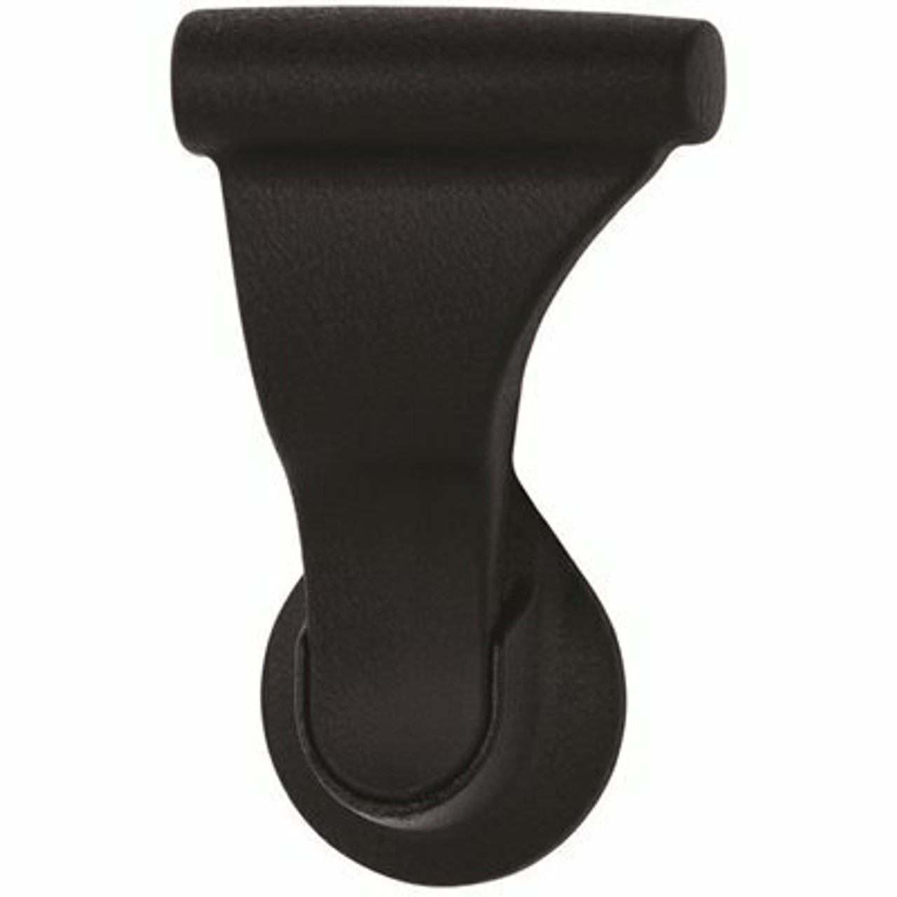 Soss Textured Black Push/Pull Passage Hall/Closet Latch With 2-3/8 In. Door Lever Backset