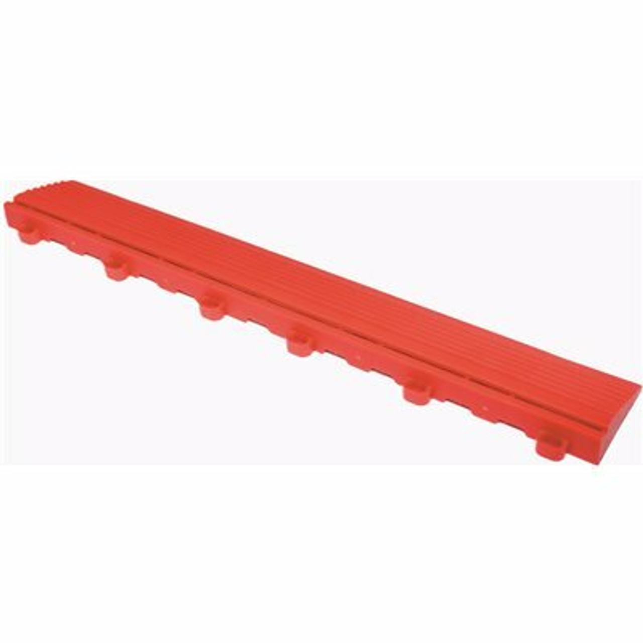 Swisstrax 15.75 in. Racing Red Looped Edging for 15.75 in. Modular Tile Flooring (2-Pack)