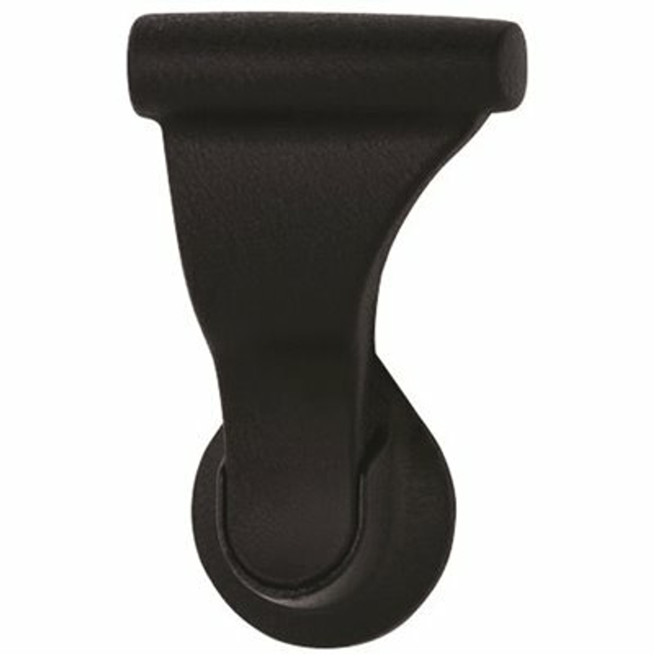 Soss Fire Rated 2 In. Textured Black Push/Pull Passage Hall/Closet Latch With 2-3/4 In. Door Lever Backset