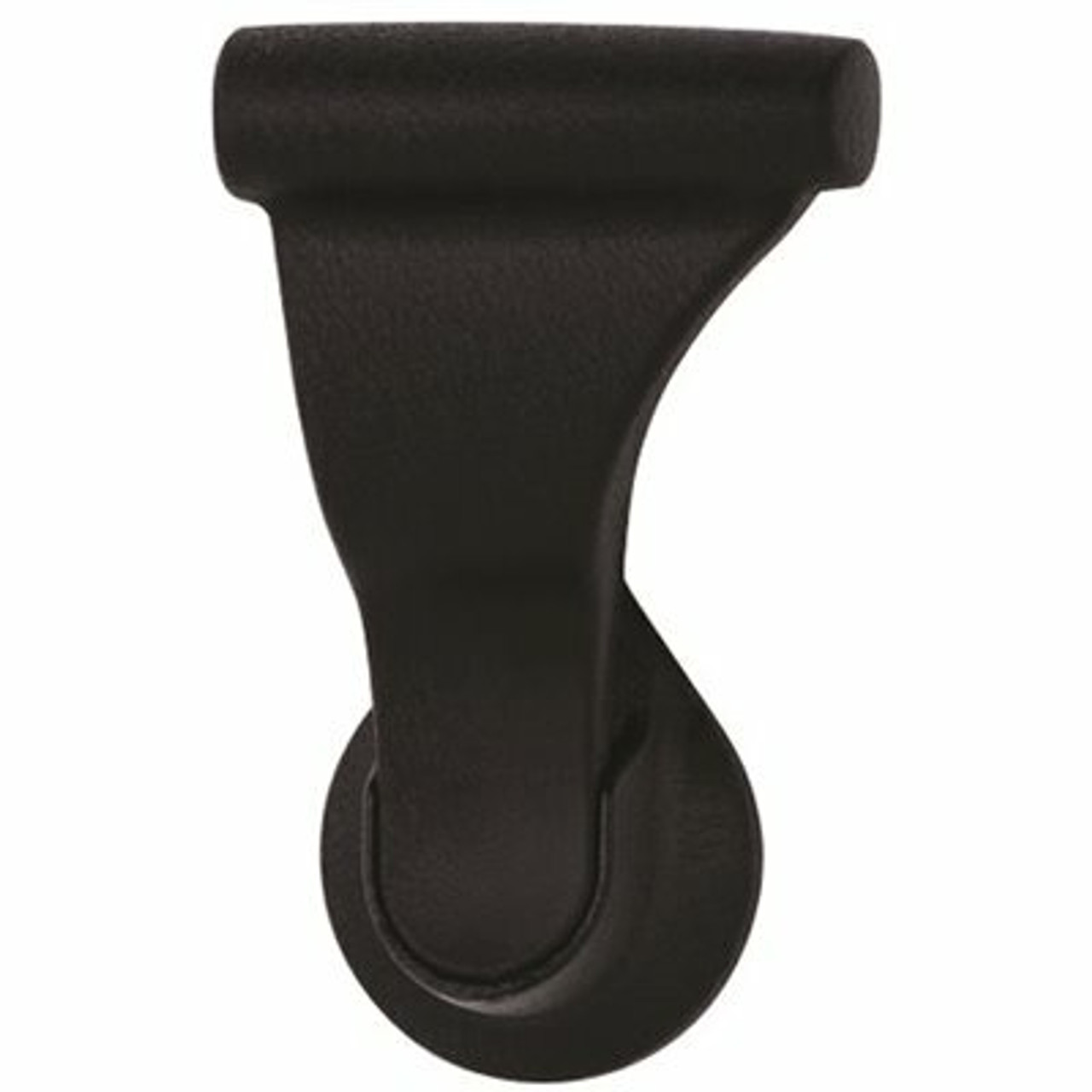 Soss 1-3/8 In. Textured Black Push/Pull Passage Hall/Closet Latch With 2-3/4 In. Door Lever Backset