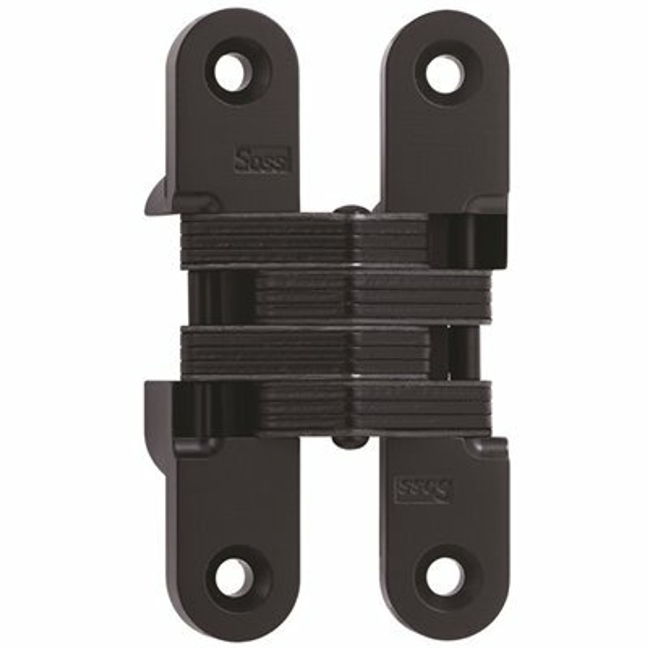 Soss 3/4 In. X 3-3/4 In. Black E-Coat Invisible Hinge