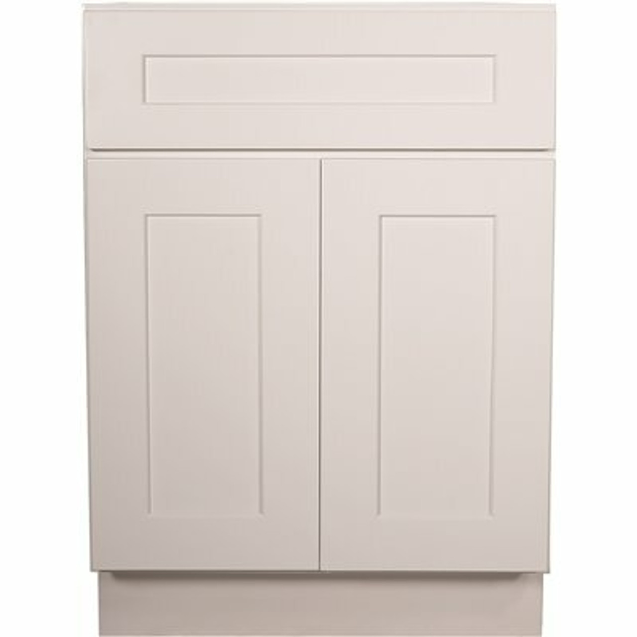 Design House Brookings Plywood Assembled Shaker 34.5X24X24 In. 2-Door 1-Drawer Base Kitchen Cabinet In White