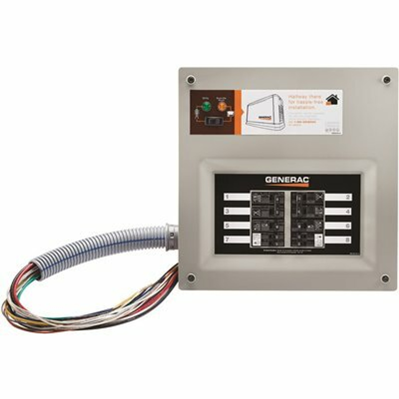 Generac Homelink 50 Amp Upgrade-Able Manual Transfer Switch