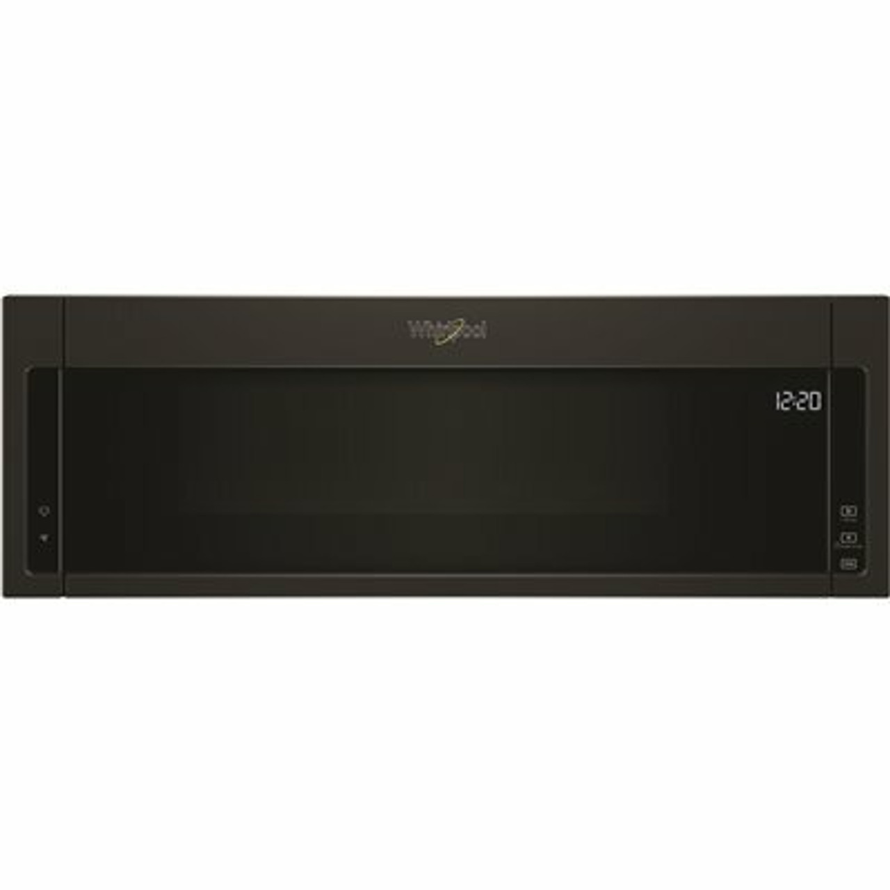 Whirlpool 1.1 Cu. Ft. Over The Range Low Profile Microwave Hood Combination In Black
