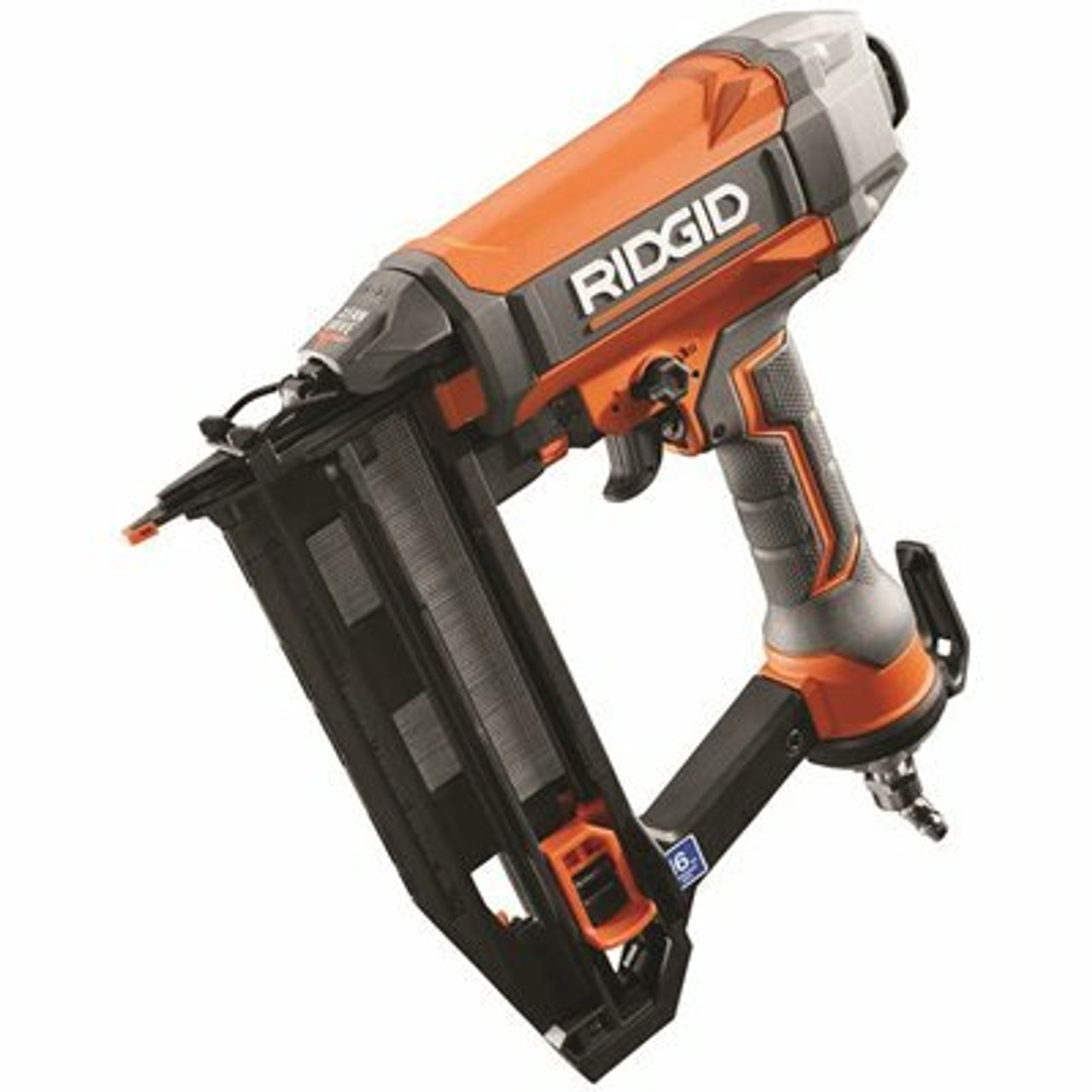 Ridgid Pneumatic 16-Gauge 2-1/2 In. Straight Finish Nailer With Clean Drive Technology