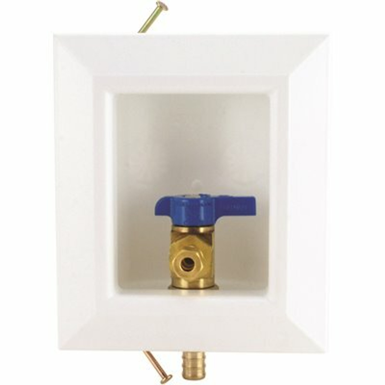 Apollo 1/2 In. Brass Pex Barb Icemaker Outlet Box