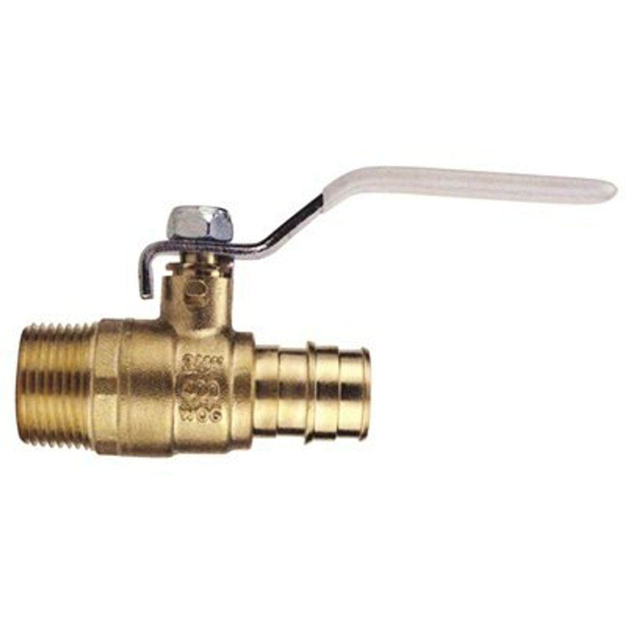 Apollo 3/4 in. Brass PEX-A Barb x 3/4 in. Male Pipe Thread Ball Valve