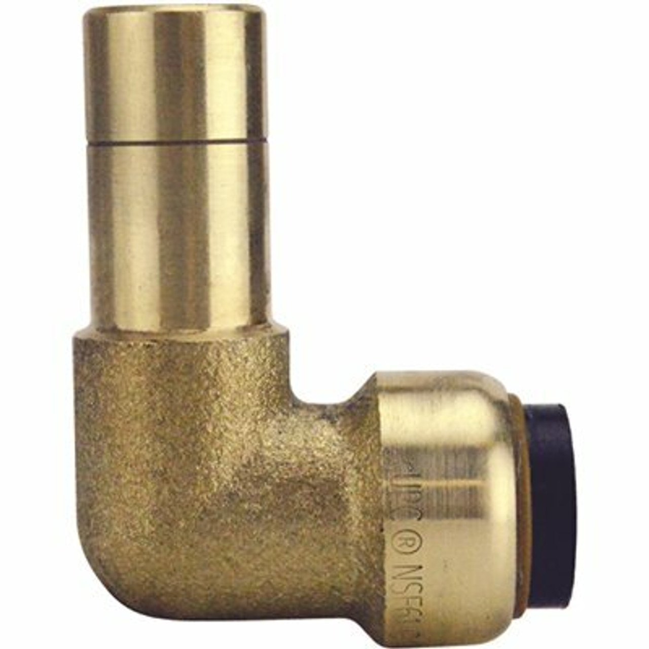 Tectite 1/2 In. Brass Push-To-Connect Street 90-Degree Elbow