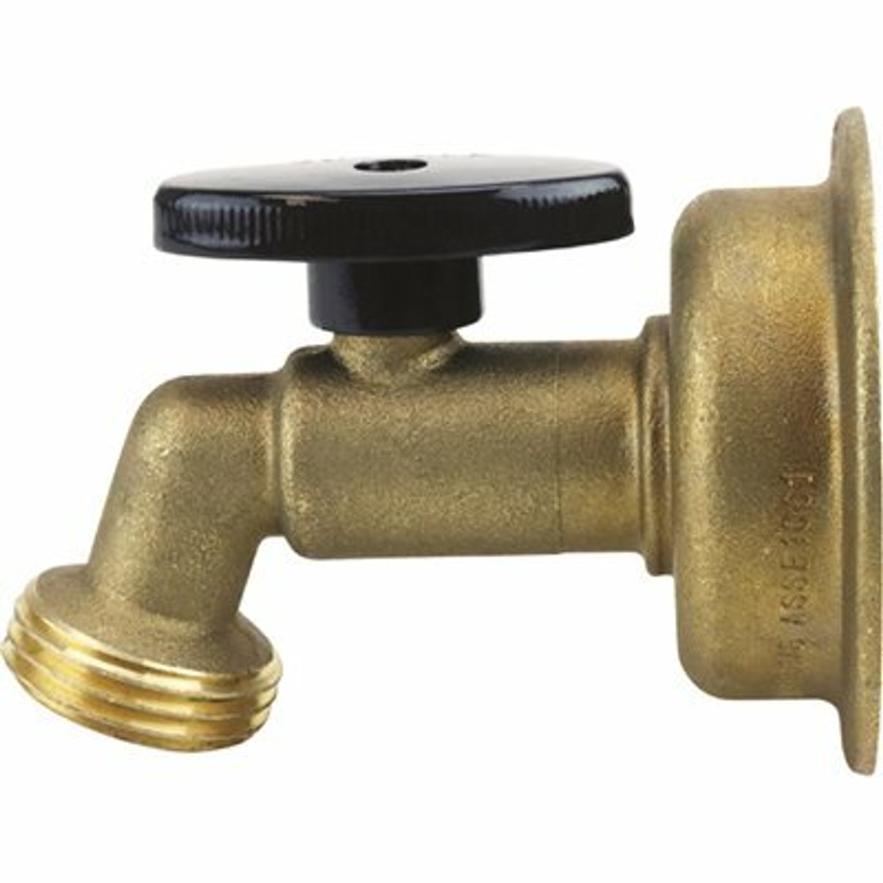 Tectite 1/2 In. Brass Quarter Turn Push-To-Connect X 3/4 In. Garden Hose Thread No Kink Hose Bibb