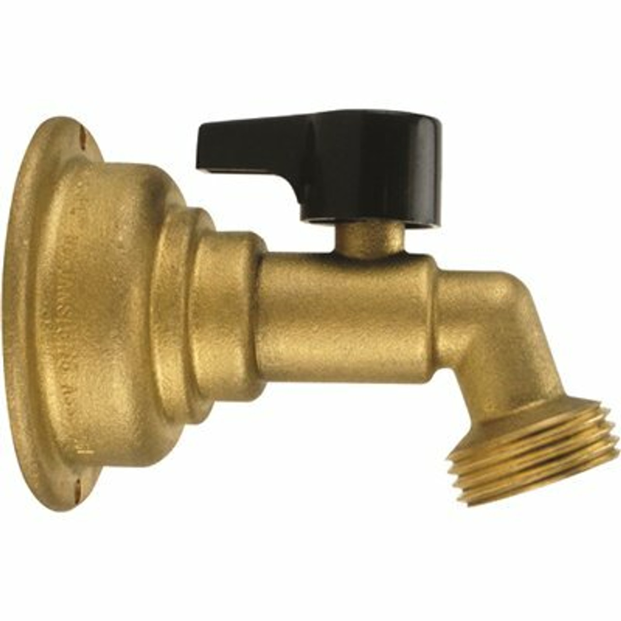 Tectite 3/4 In. Brass Quarter Turn Push-To-Connect X 3/4 In. Garden Hose Thread No Kink Hose Bibb