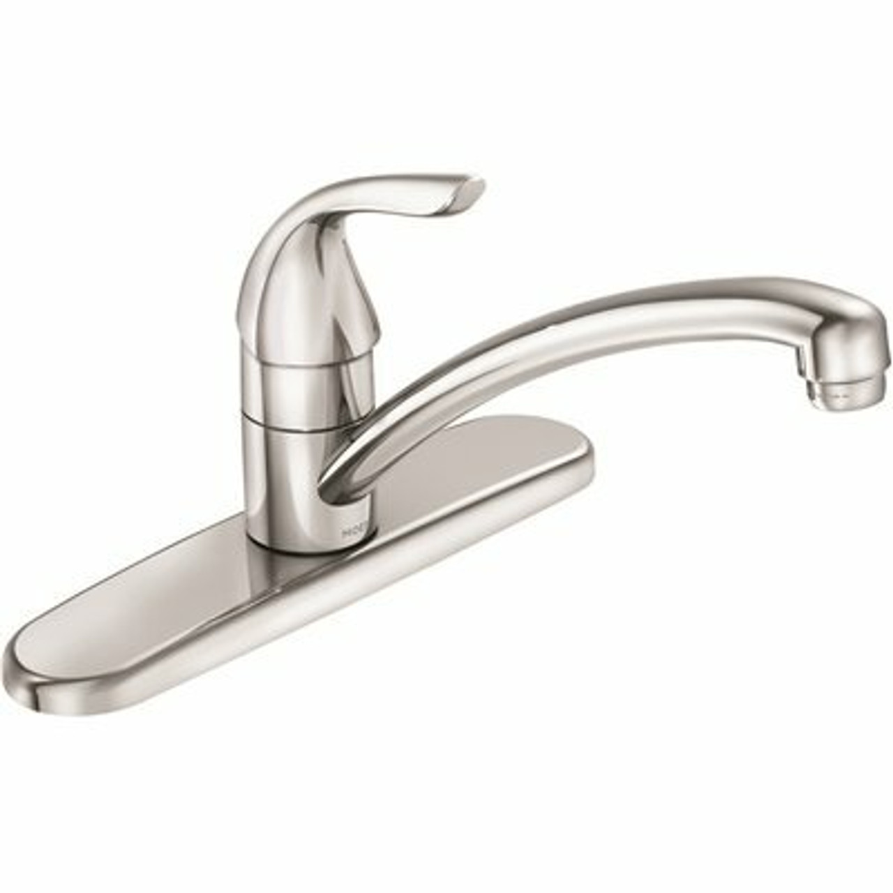 Moen Adler Single-Handle Low Arc Standard Kitchen Faucet In Chrome - 305718393