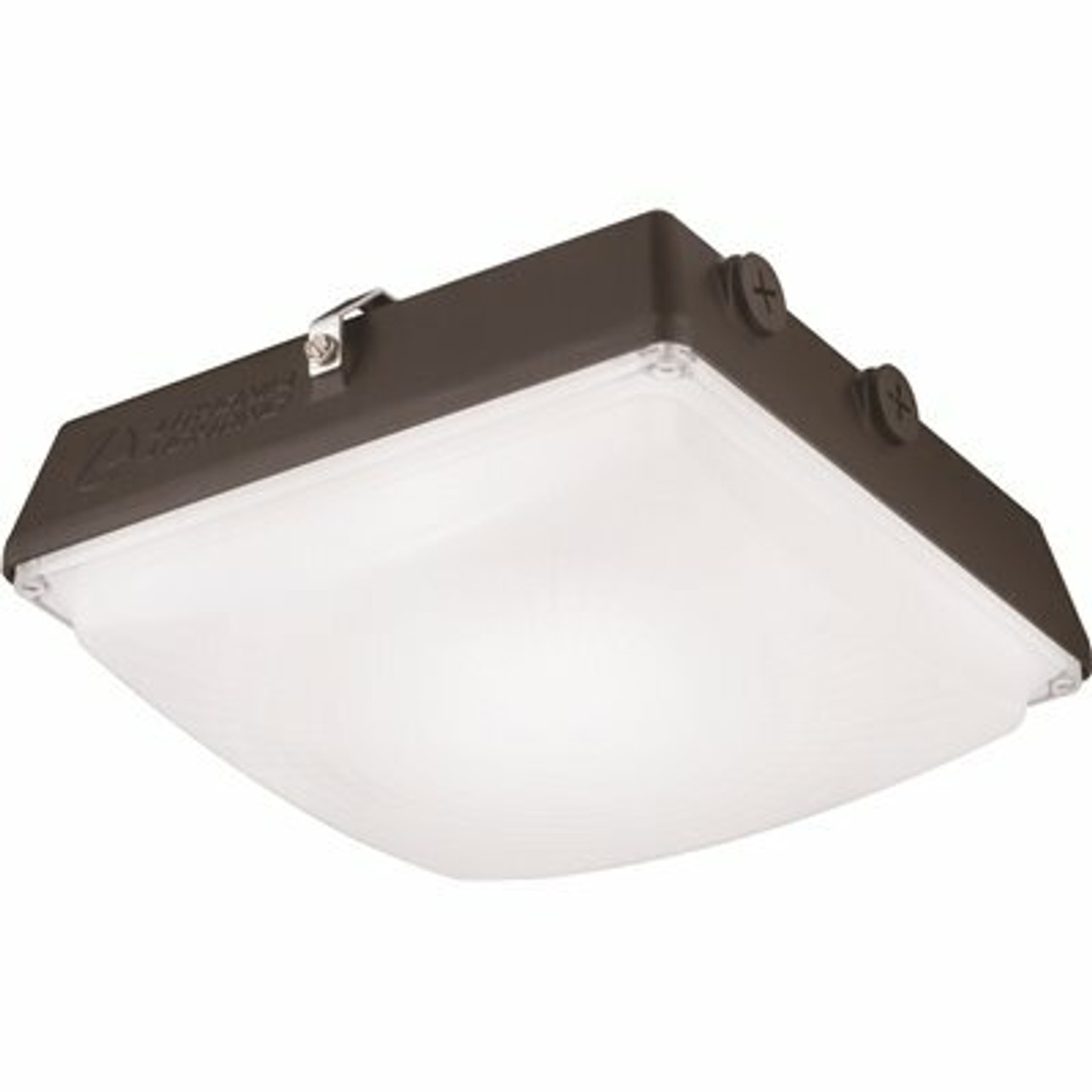 Lithonia Lighting Cny 35-Watt 4500 Lumens Integrated Led Dark Bronze Outdoor Canopy Area Light, 5000K