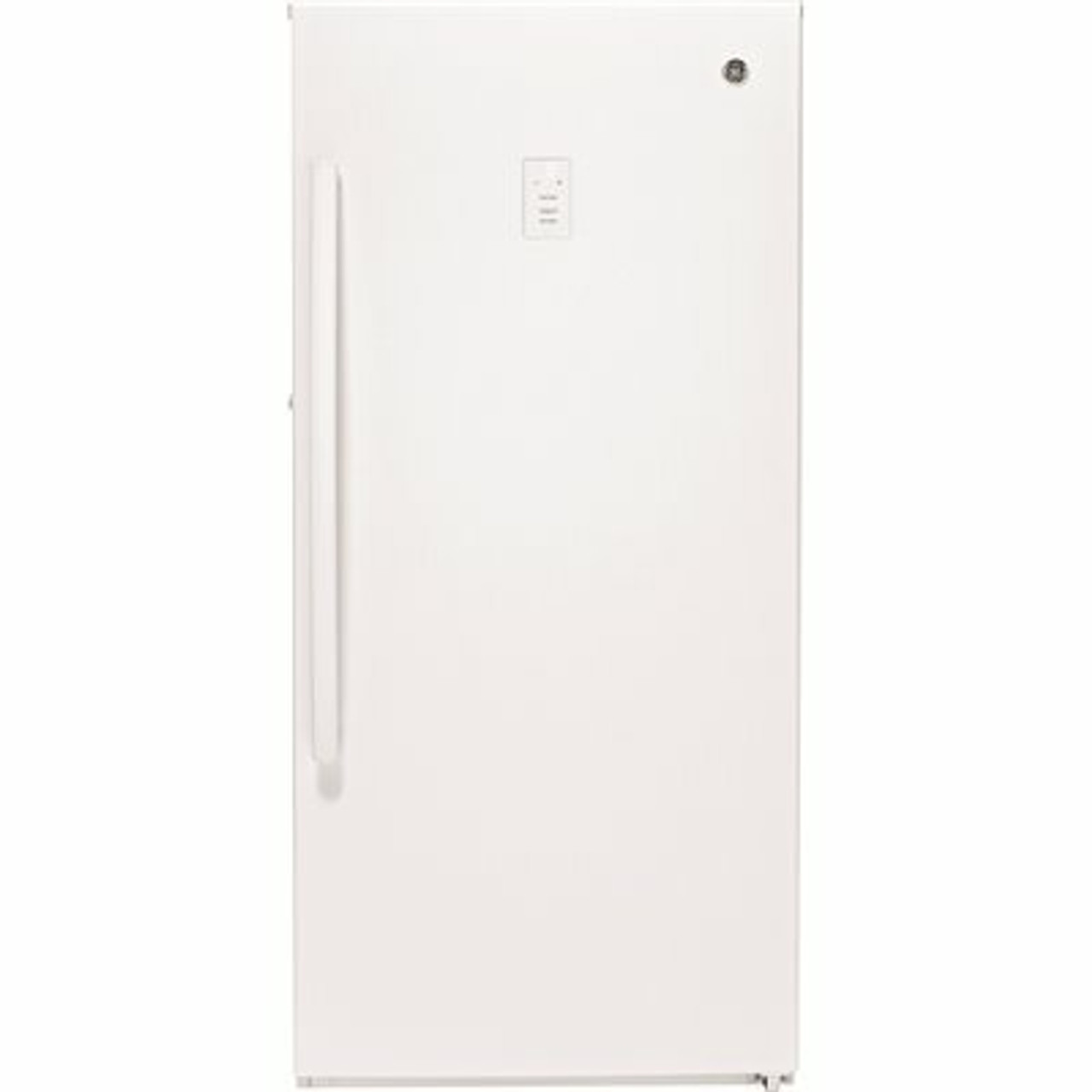 Ge Garage Ready 14.1 Cu. Ft. Frost Free Upright Freezer In White