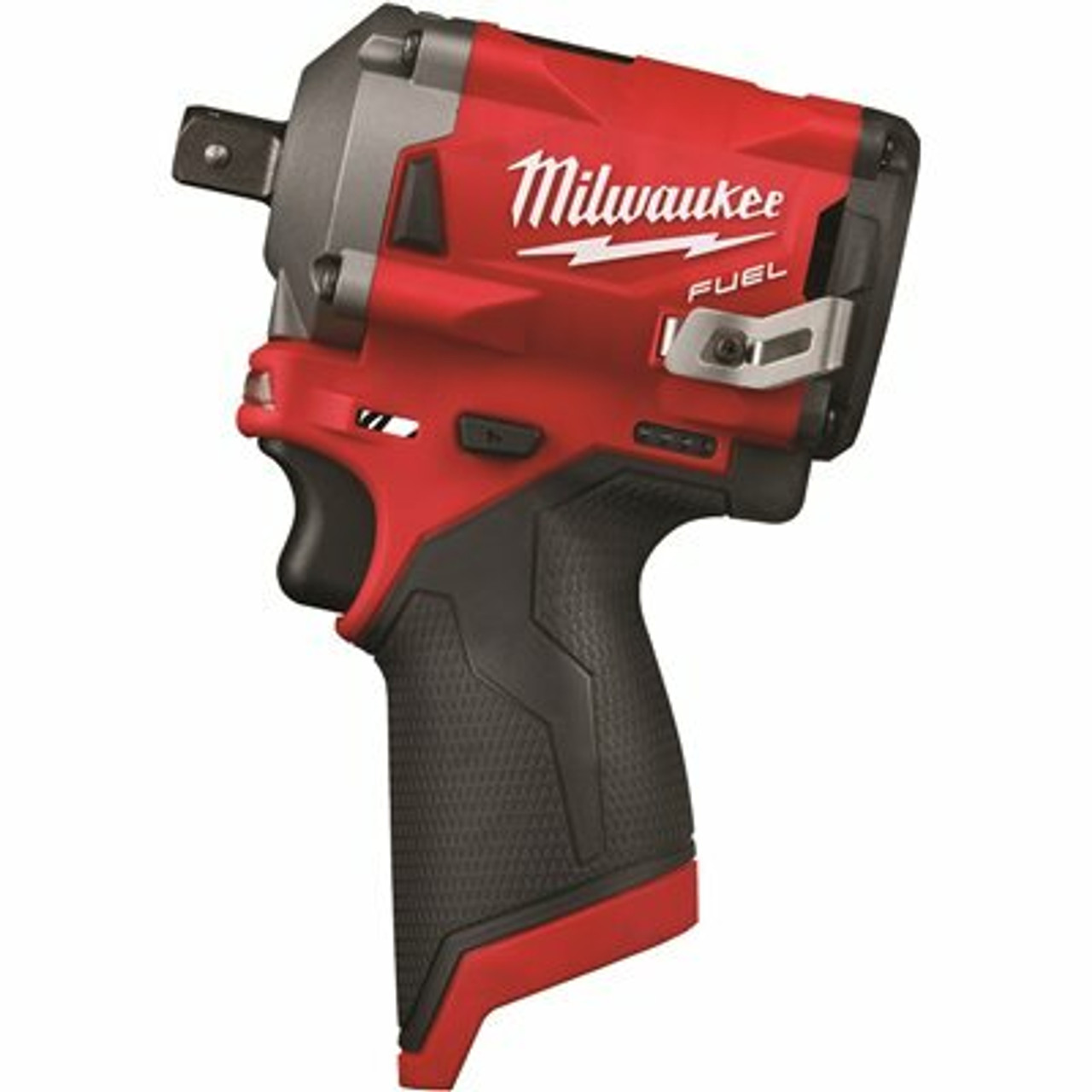 Milwaukee M12 Fuel 12-Volt Lithium-Ion Brushless Cordless Stubby 1/2 In. Impact Wrench With Pin Detent (Tool-Only)