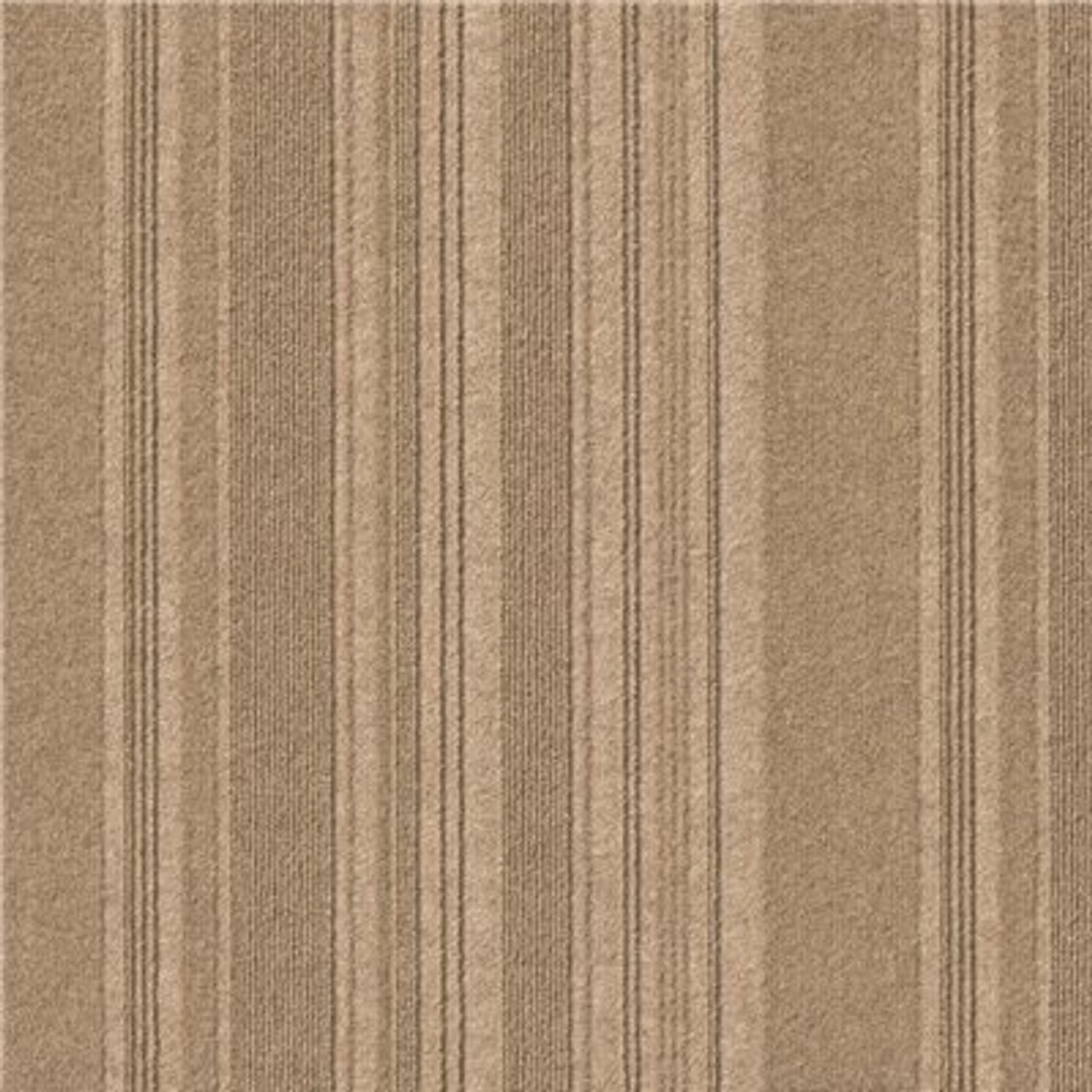 Foss Peel And Stick First Impressions Barcode Rib Taupe 24 In. X 24 In. Commercial Carpet Tile (15 Tiles/Case)