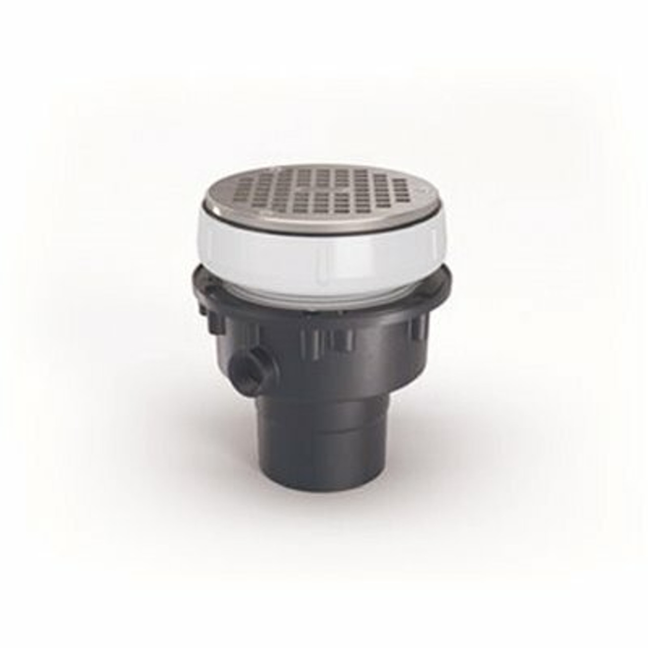 Zurn Ez Pvc Slab On Grade Drain With 6 In. Nickel Bronze Strainer And 3 In. X 4 In. Outlet - 306302358